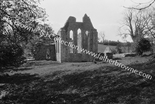 INCH ABBEY GABLE OF CHURCH FROM E.